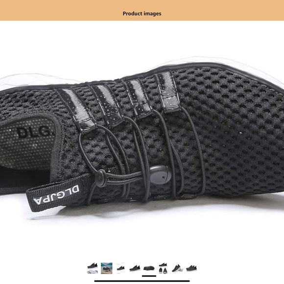 Aqua Black Mesh Swim Shoes - Picture 5 of 5